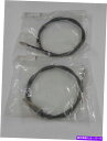 Brake Cable ウィリスジープCJ5ハンドブレーキケーブル2パート＃906750（新規） Willys Jeep CJ5 Hand Brake Cable Set of 2 Part 906750 (New)