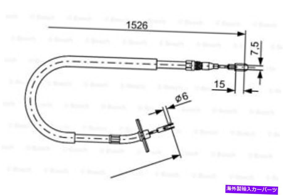 Brake Cable ܥåѡ󥰥֥졼֥եåȥ륻ǥ903 VW LT 28-46 II 1995-2006 1987477859 BOSCH Parking Brake Cable Fits MERCEDES 903 VW Lt 28-46 II 1995-2006 1987477859