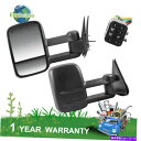 USミラー SILVERADO郊外の雪崩タホのためのABSプラスチックパワー加熱牽引鏡 Set ABS Plastic Power Heated Tow Mirrors For Silverado Suburban Avalanche Tahoe