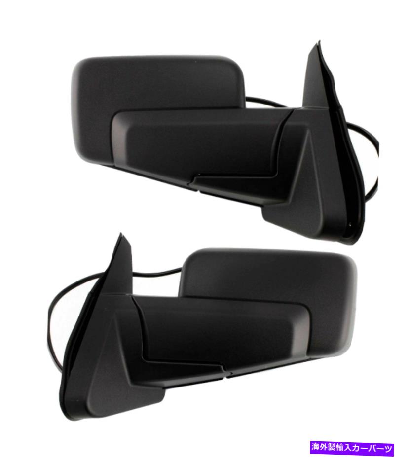 USミラー 06-10ジープ司令官用の新しいドライバーと助手席の加熱パワーミラーセット New Driver & Passenger Side Heated Power Mirror Set For 06-10 Jeep Commander