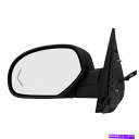 USミラー パワーフォールドミラーフィット09-13シルバラードシエラドライバーサイド加熱テクスチャーキャップ Power Folding Mirror fit...