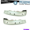 USミラー ドーマンミラーLEDグランドキャラバンタウンアンドカントリー用のターンシグナルライトLH RHペア Dorman Mirror LED Turn S...