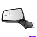USミラー TRQサイドビューミラーマニュアルスポッターグラスストライプテクスチャキャップLHシルバラード用 TRQ Side View Mirror Manu...