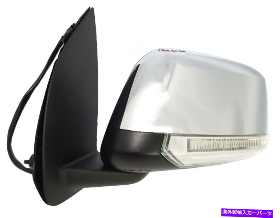 USミラー * Nissan Navara D40 2005 -2015左の新しい*ドアミラー（水たまりの折りたたみled Chrome） *NEW* DOOR MIRROR (PUDDLE FOLD LED CHROME) for NISSAN NAVARA D40 2005 -2015 LEFT