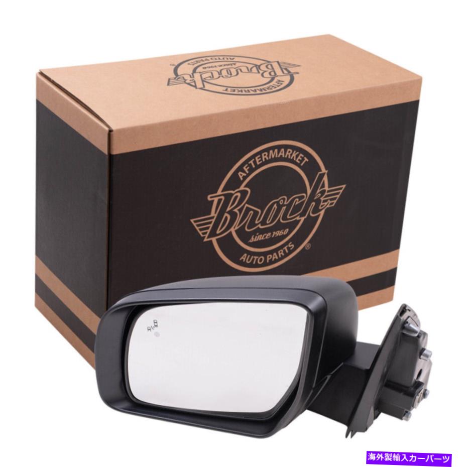 USミラー ブラックフィット2019-2021レンジャーに合うドライバーサイドパワーミラーペイント Driver Si..