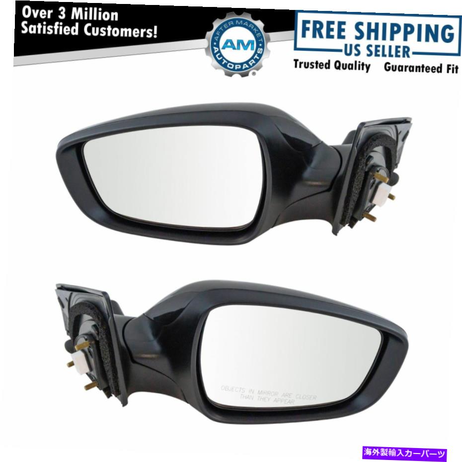 USミラー ミラーパワースムースブラックペアセット2のElantra New Mirror Power Smooth Black Pair Set of 2 for Elantra New