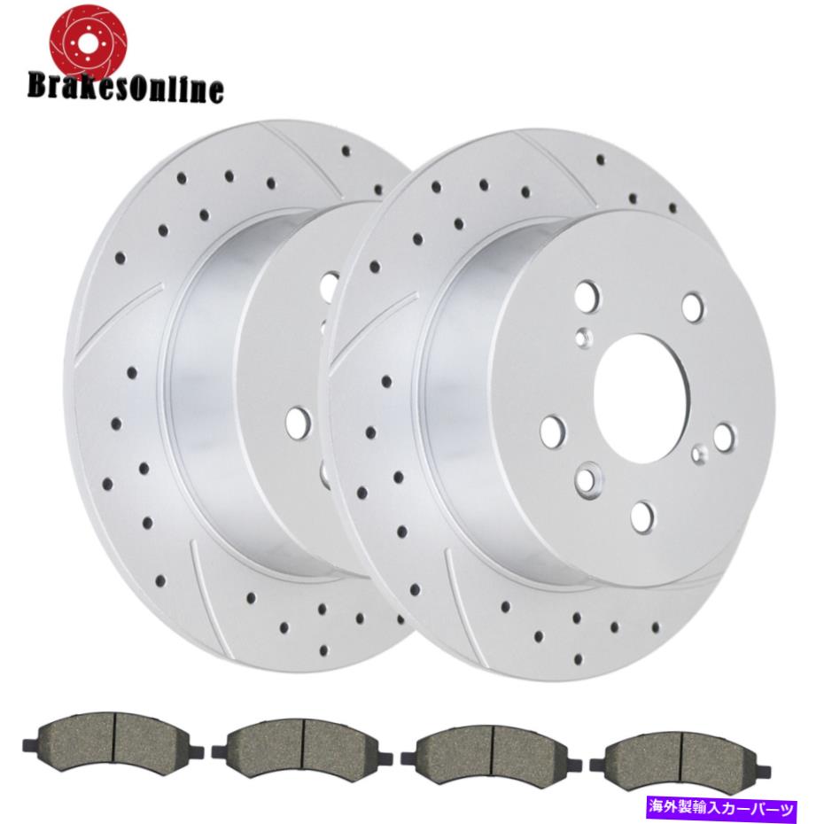 brake disc rotor 281mmリアブレーキローターレクサスES300H ES350トヨタカムリアバロン用ブレーキパッド 281mm Rear Brake Rotors Brake Pads for Lexus ES300h ES350 Toyota Camry Avalon