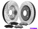 brake disc rotor 302mmフロントディスクロータータウン&カントリーダッジグランドキャラバンジャーニー用ブレーキパッド 302mm Front...