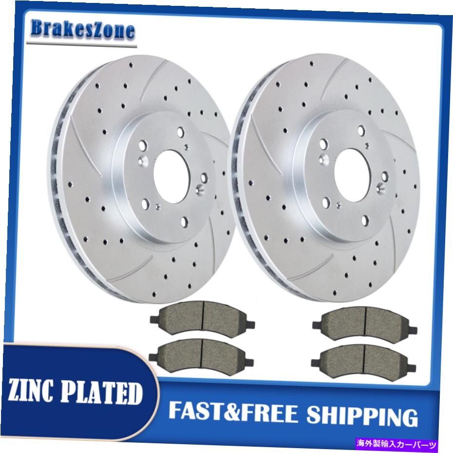 Us Custom Parts Shop USDM㤨brake disc rotor եȥ֥졼ȥ֥졼ѥåɥåȥۥACURA TSXǥɥ֥졼 Front Brake Rotors and Brake Pads Kit for Honda Accord Acura TSX Dilled BrakesפβǤʤ71,830ߤˤʤޤ