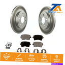 brake disc rotor 2009年のアウディA4 quattroセダン/ワゴンのリアコートディスクブレーキローターセラミックパッドキット Rear C...