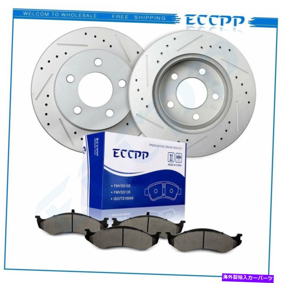 brake disc rotor ジープチェロキージープコマンチラングラー用のフロントセラミックブレーキパッドとローター Front Ceramic Brake Pads And Rotors For Jeep Cherokee Jeep Comanche Wrangler