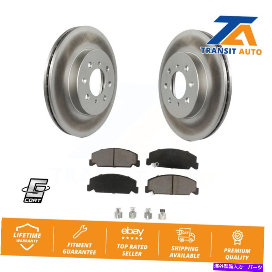 brake disc rotor 1997年のフロントコートブレーキローターセラミックパッドキット4輪腹筋付きホンダシビックLX Front Coat Brak...