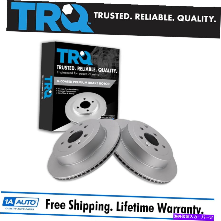 brake disc rotor TRQリアブレーキローターセットフィット2008-2014ランドローバーLR2 TRQ Rear Brake Rotor Set Fits 2008-2014 Land Rover LR2