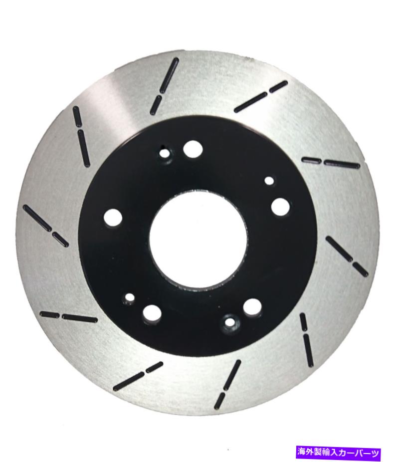 brake disc rotor [リアEコートスロットブレーキローターセラミックパッド]フィット1999-2001 LEXUS ES300 [Rear E-Coat Slotted Brake Rotors Ceramic Pads] Fit 1999-2001 Lexus ES300