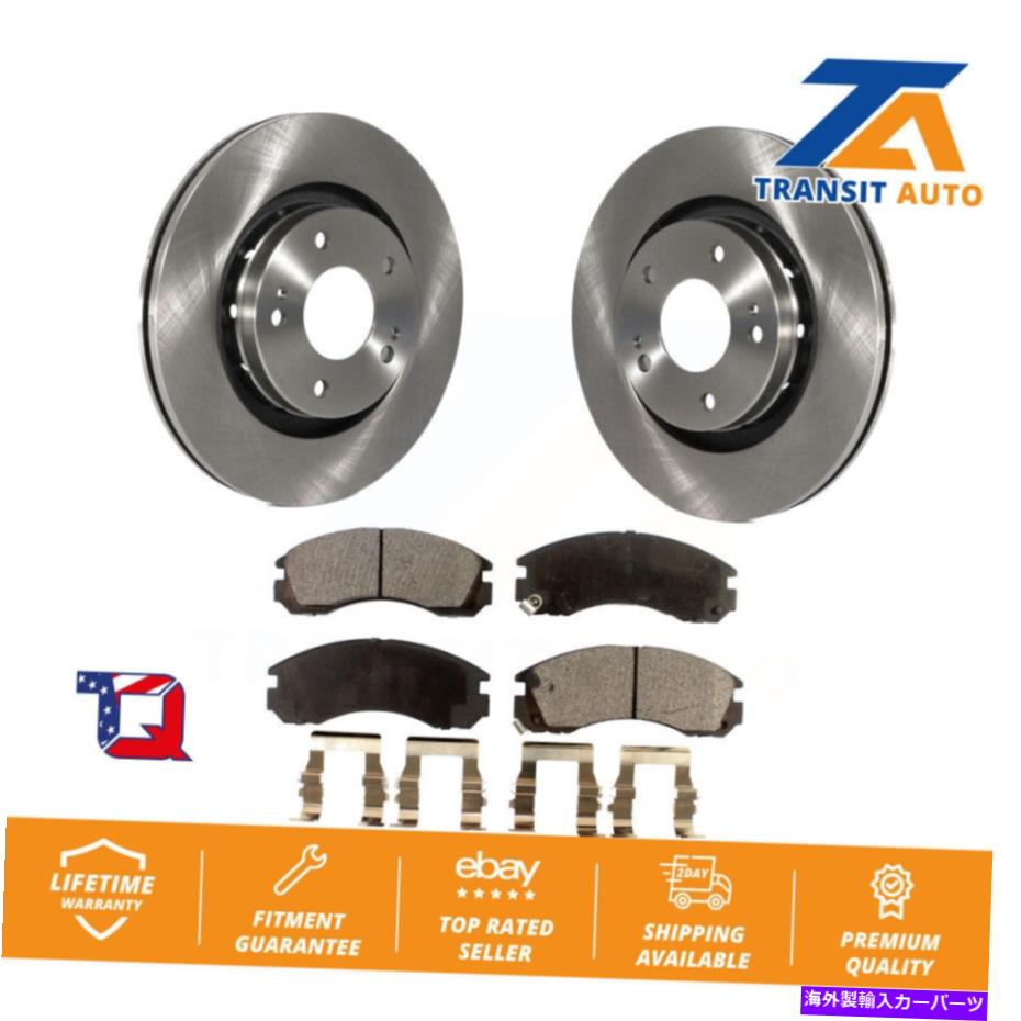 brake disc rotor 三菱ランサーのためのフロントディスクブレーキローターとセラミックパッドキットOutlander Phev Front Disc Brake Rotors And Ceramic Pad Kit For Mitsubishi Lancer Outlander PHEV