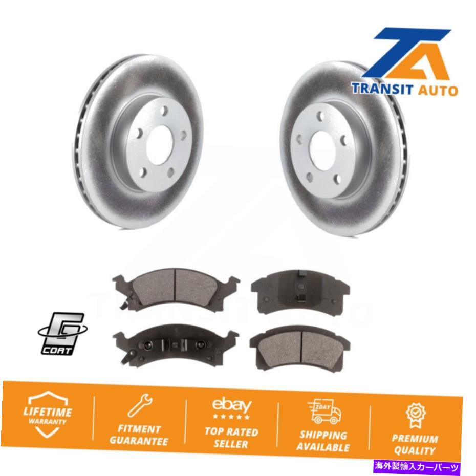 brake disc rotor シボレーキャバリアポンティアックのためのフロントコーティングブレーキローターセミメタリックパッドキット Front Coated Brake Rotor Semi-Metallic Pad Kit For Chevrolet Cavalier Pontiac Am