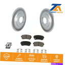 brake disc rotor マニュアル駐車場付きKia cadenza用のリアコートブレーキローターセラミックパッドキット Rear Coat Brake...