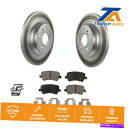 brake disc rotor ボルボS60 XC70 S80 V60 Cross V70用のリアコートブレーキローターセミメタリックパッドキット Rear ...