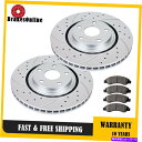 brake disc rotor ダッジグランドキャラバン302mmフロントブレーキローターパッドドリルスロットブレーキに適しています Fit for Dodg...