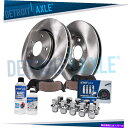 brake disc rotor 302mmフロントブレーキローターパッド +10pcホイールラグナット2008-16グランドキャラバンC/V 302mm Fr...