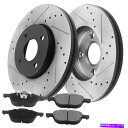 brake disc rotor トヨタRAV4ポンティアックバイブ用のフロントディスクブレーキローター ブレーキパッドセット Front Disc Brake Rotors Brake Pad Set for Toyota Rav4 Pontiac Vibe