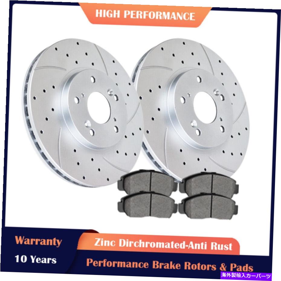 Us Custom Parts Shop USDM㤨brake disc rotor եȥ֥졼ǥȥۥAcura cl tl tsx֥졼åȤΥѥå Front Brake Disc Rotors and Pads for Honda Accord Acura CL TL TSX Brakes KitsפβǤʤ71,830ߤˤʤޤ