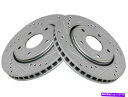 brake disc rotor タウンアンドカントリーグランドキャラバンジャーニールーチャンC/V HX87S8用のフロントブレーキローターセット Front...