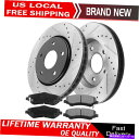 brake disc rotor ダッジグランドキャラバンジャーニーラムC/Vクライスラー用のフロントブレーキローター +ブレーキパッド Front Brake...