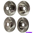 brake disc rotor 2006-2015NTXIS250Z_̃tgуAfBXNu[L[^[ Front and Rear Disc Brake Rotors For 2006-2015 Lexus IS250 Sedan