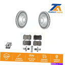 brake disc rotor 2017-2018のリアコートブレーキローターセラミックパッドキットとブレンボキャリパー付きテスラS Rear Coat Br...