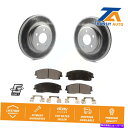 brake disc rotor ドッジチャージャークライスラー300チャレンジャー用フロントコートブレーキローターセラミックパッドキット Front Coat...