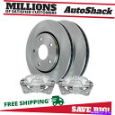 brake disc rotor VWルータンのフロントブレーキキャリパーとローターキット2008-2012 Dodge Grand Caravan Front...