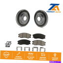brake disc rotor シボレーequinox土星vueキャプチバ用のフロントコートブレーキローターセラミックパッドキット Front Coat Br...