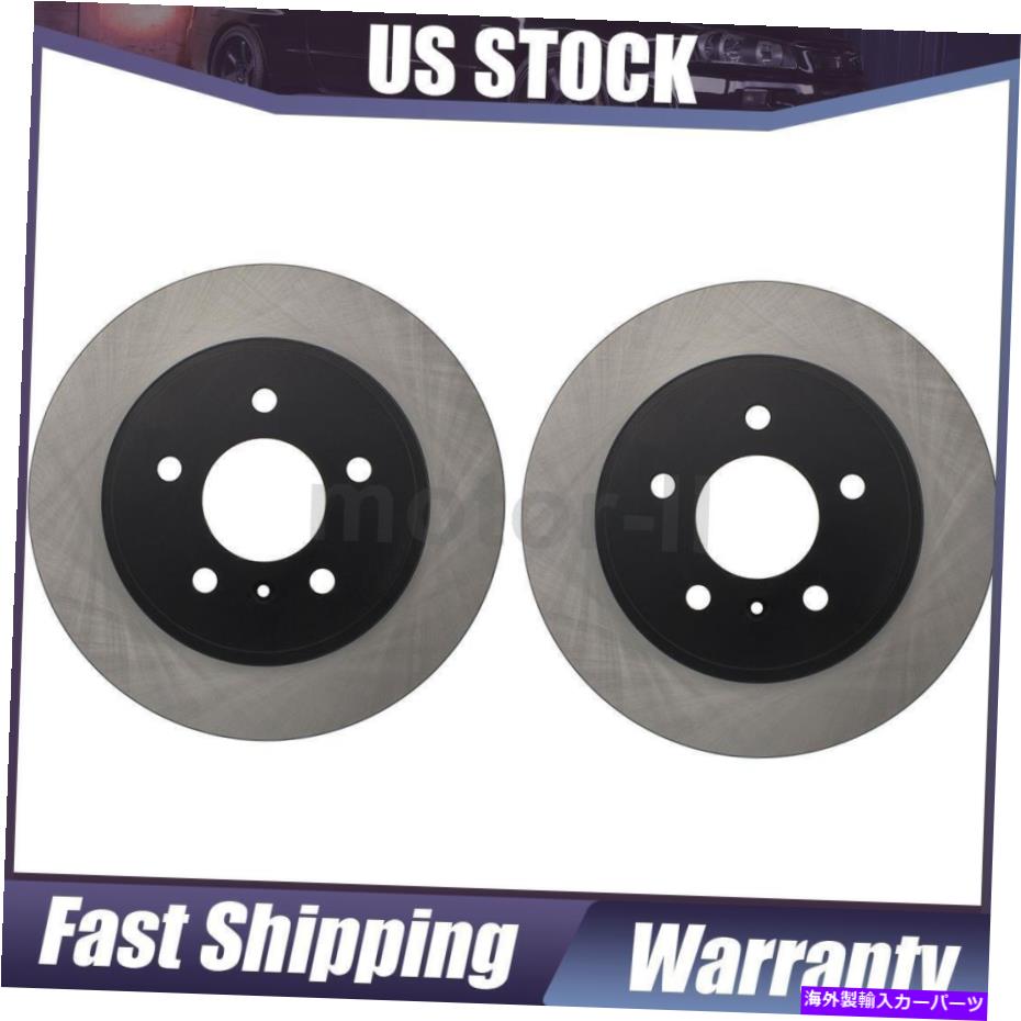 brake disc rotor 2006-2011ビュイックの中心部品2xリアディスクブレーキローター Centric Parts 2X Rear Disc Brake Rotor For 2006-2011 Buick