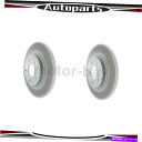 brake disc rotor 中心部品2xリアディスクブレーキローターフィットダッジグランドキャラバン2012-2019 Centric Parts 2X ...