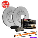 brake disc rotor パワーストップZ17エボリューション幾何学プレーンブレーキキット01-07ダッジグランドキャラバン Power Stop Z1...