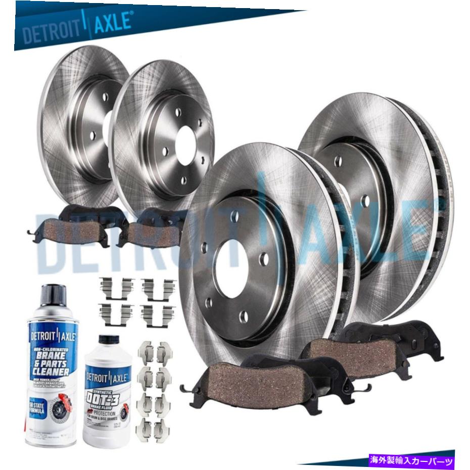 Us Custom Parts Shop USDM㤨brake disc rotor ۥɥ֥졼ѥåѤΥեȤӥꥢ֥졼ȥ֥졼ѥåɥå Front and Rear Brake Rotors & Brake Pads Kit for Honda Accord Rotor Brakes PadפβǤʤ86,130ߤˤʤޤ