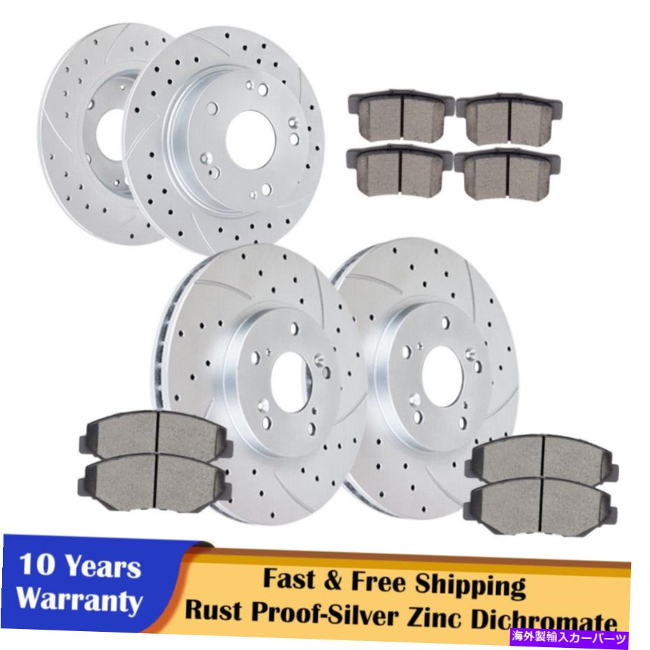 Us Custom Parts Shop USDM㤨brake disc rotor 2003- 2007ǯۥ2.4Lեȥꥢ֥졼ȥ֥졼ѥåɥå For 2003 - 2007 Honda Accord 2.4L Front Rear Brakes and Rotors Brake Pads KitsפβǤʤ86,130ߤˤʤޤ
