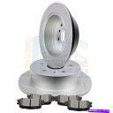 brake disc rotor 2002年から2006年のトヨタカムリドリルスロット用の2xリアディスクブレーキローターと4xパッド 2X Rear Discs Brake Rotors and 4X Pads For 2002-2006 Toyota Camry Drill Slot(2)
