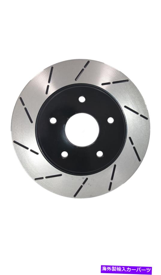 brake disc rotor [フロントスロットブレーキローターセラミックパッド] 12-15クライスラータウン＆カントリー11.89 