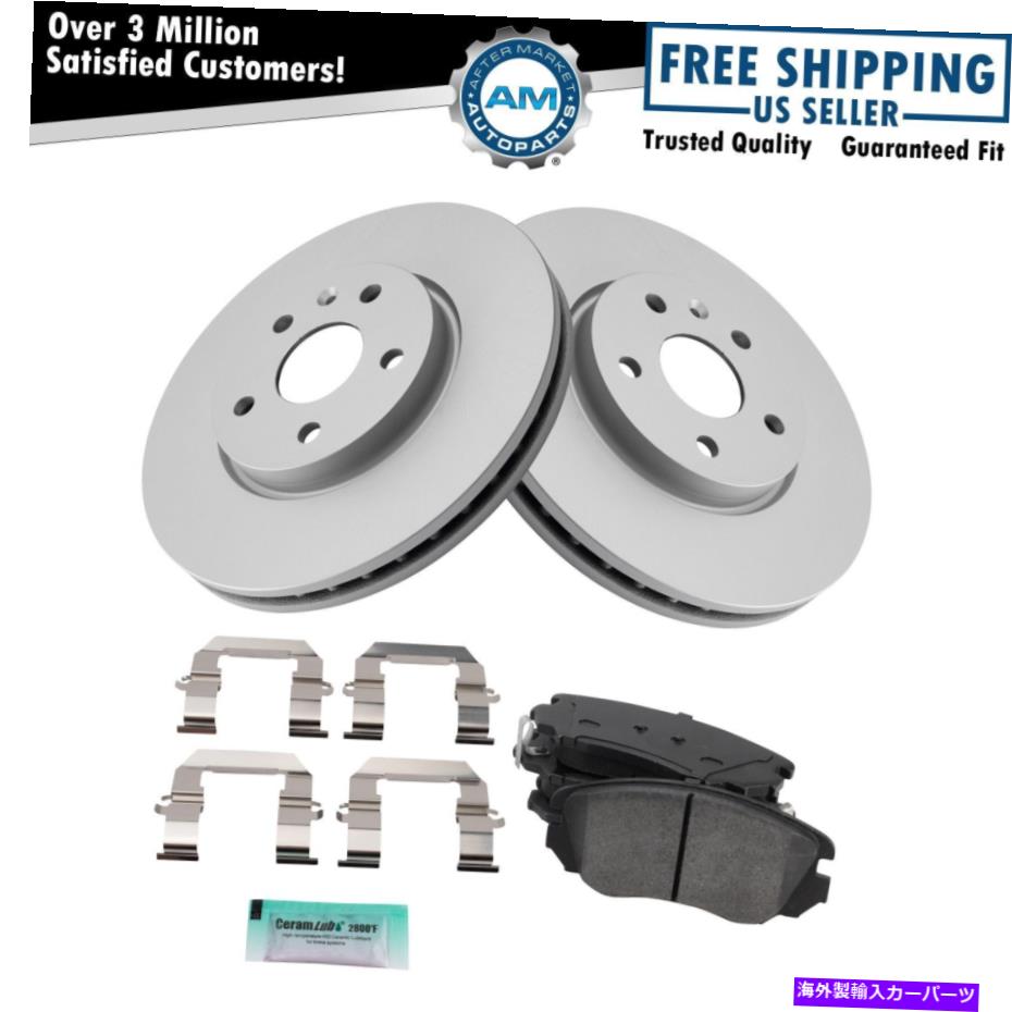 brake disc rotor ビュイックシボレーGMC用のフロントセミメタリックブレーキパッドとGコーティングローターキット Front Semi-Metallic Brake Pads & G-Coated Rotors Kit for Buick Chevy GMC