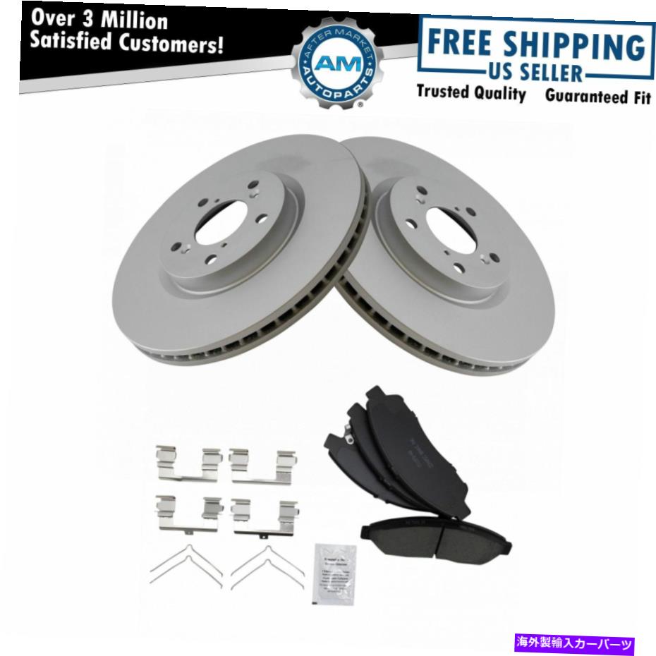 brake disc rotor Acura Mdx ZDX Hondaパイロット用のフロントセラミックブレーキパッドとGコーティングローターキット Front Ceramic Brake Pads & G-Coated Rotors Kit for Acura MDX ZDX Honda Pilot