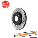 brake disc rotor 17-19CtBjeBQX30p̃XgbvebNX|[chXbghAu[L[^[ StopTech Sport Drilled & Slotted Rear Brake Rotor for 17-19 Infiniti QX30