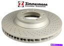 brake disc rotor ポルシェ911ターボフロント乗客右ディスクブレーキローターzimmermann coat-z用 For Porsche 911...