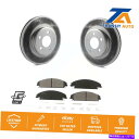 brake disc rotor フロントコートディスクブレーキローターローターセミメタリックパッドキット用ダッジ充電器クライスラー300 Front Coat...