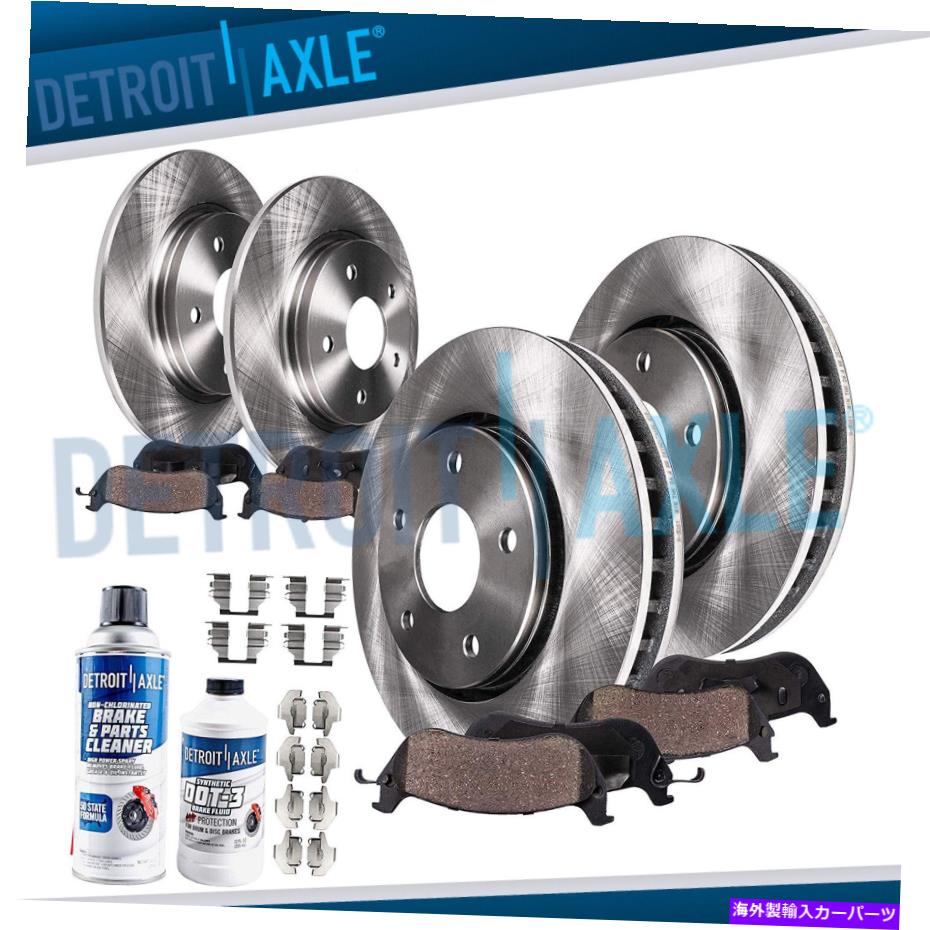 brake disc rotor F+Rブレーキローター1999年のセラミックパッド2000 2001-2004 300MコンコルドLHSイントレピッド F+R Brake Rotors Ceramic Pads for 1999 2000 2001-2004 300M Concorde LHS Intrepid