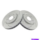 brake disc rotor ダッジグランドキャラバン11-20ディスクブレーキローターパフォーマンスクロスドリル& For Dodge Grand Car...