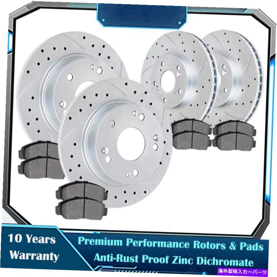 Us Custom Parts Shop USDM㤨brake disc rotor 2011ǯΥեȥꥢ֥졼ǥȥѥåɥ֥졼å2012 Honda AccordLX Front Rear Brake Disc Rotors and Pads Brakes Kits for 2011 2012 Honda Accord LXפβǤʤ87,780ߤˤʤޤ