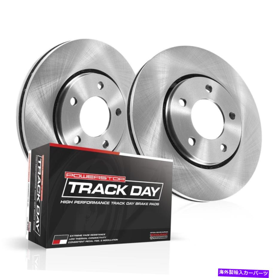 brake disc rotor TDBK4631 POWERSTOP 2ホイールセットブレーキディスクとパッドキットのリアスバルレガシー TDBK4631 Powerstop 2-Wheel Set Brake Disc and Pad Kits Rear for Subaru Legacy