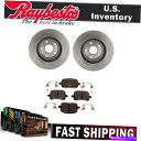 brake disc rotor 1999N2001ÑNTXRX300̃n[hEFAttgu[L[^[ƃZ~bNu[Lpbh Front Brake Rotors & Ceramic Brake Pads with Hardware For 1999-2001 Lexus RX300